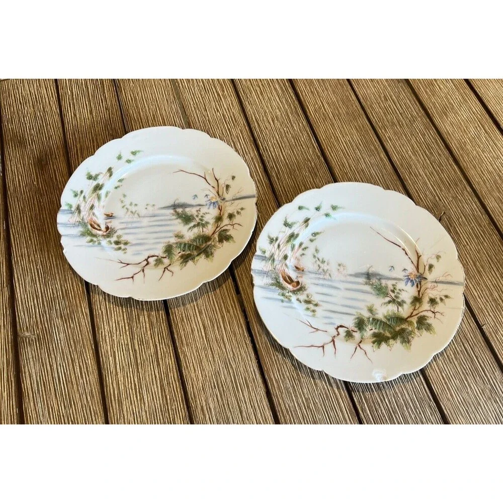 Charles Field Haviland Salad Plates 8 1/2” (Set of 2)